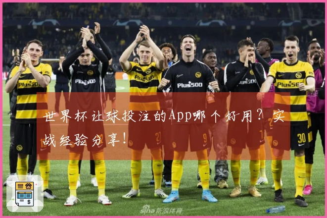世界杯让球投注的App哪个好用？实战经验分享！