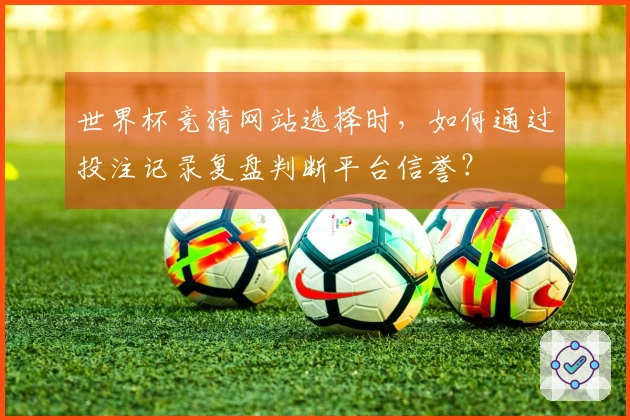 世界杯竞猜网站选择时，如何通过投注记录复盘判断平台信誉？